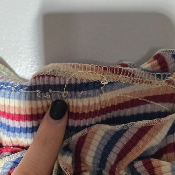 Reformation Bri Striped Spaghetti Strap Dress - Picture 13 of 15